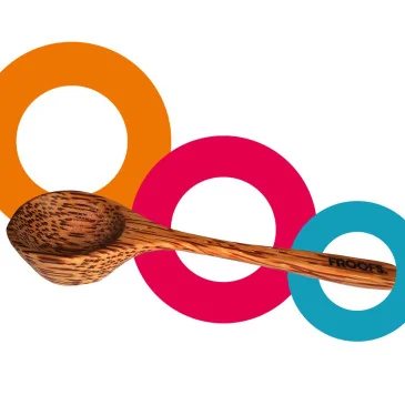 Cuillère en bois de coco de Froofs pas cher - Nutriwellness