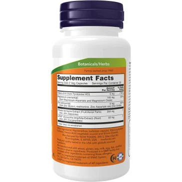 TestoJack 100 - 60 vcaps de NOW Foods pas cher - Nutriwellness