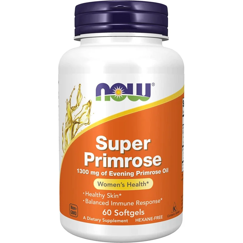 Super Primrose - 1300mg - 60 softgels - NOW Foods Super Primrose - 1300mg - 60 softgels - NOW Foods