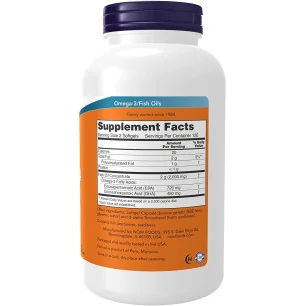 Super Omega EPA Molecularly Distilled - 240 softgels - NOW Foods
