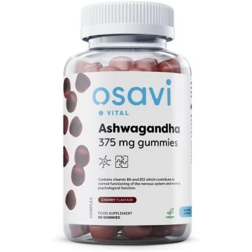 Ashwagandha 375mg Gummies, Cherry - 90 gummies d'Osavi pas cher