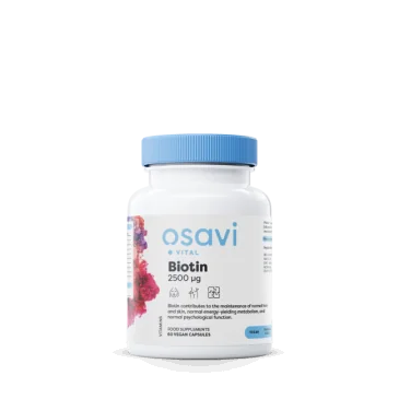 Biotin - 2500mcg d'Osavi pas cher - Nutriwellness