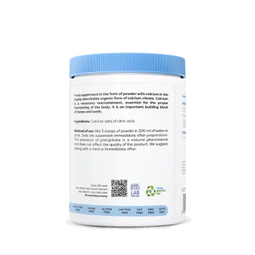 Calcium Citrate, Powder - 240 grams d'Osavi pas cher - Nutriwellness