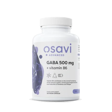 GABA 500mg + Vitamin B6 - 120 vcaps d'Osavi pas cher - Nutriwellness