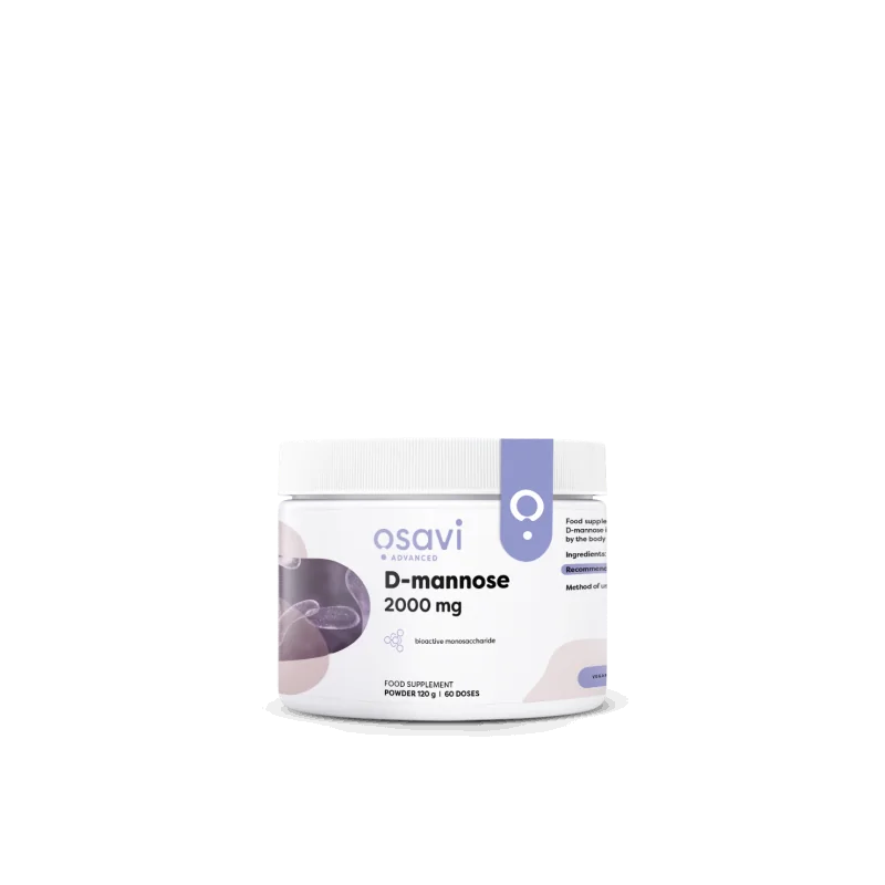D-mannose, 2000mg - 120 grams - Osavi