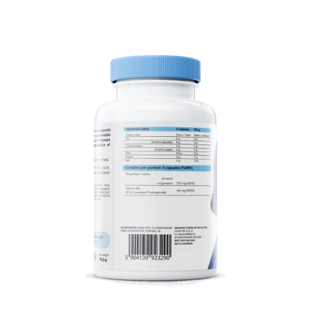 Magnesium Citrate + B6 - 375mg - 90 vcaps - Osavi