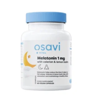 Melatonin with Valerian & Lemon Balm - 1mg d'Osavi pas cher