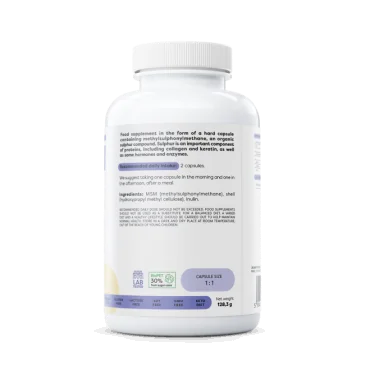 MSM, 1000mg - 120 vcaps d'Osavi pas cher - Nutriwellness