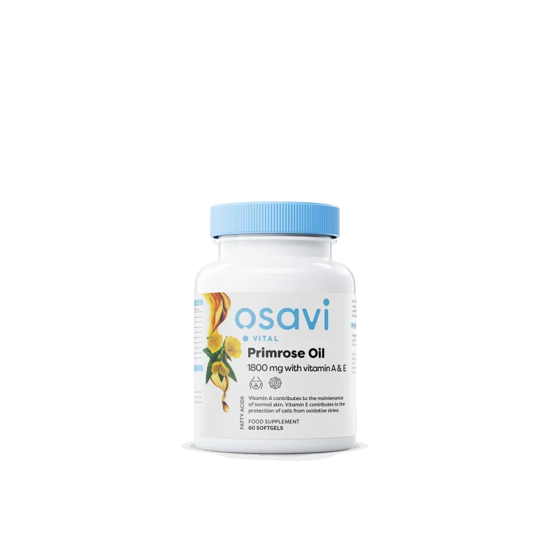 Primrose Oil with Vitamin A & E - 1800mg - Osavi