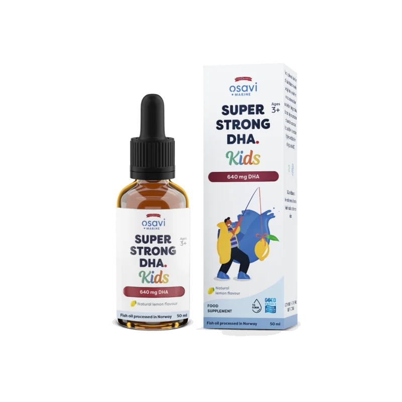 Super Strong DHA Kids, 640mg DHA (Lemon) - 50 ml - Osavi