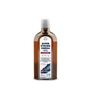 Super Strong Omega + D3, 3500mg Omega 3 (Lemon) - 250 ml d'Osavi