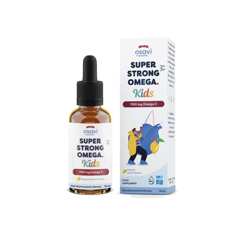 Super Strong Omega Kids, 1160mg Omega 3 (Lemon) - 50 ml - Osavi