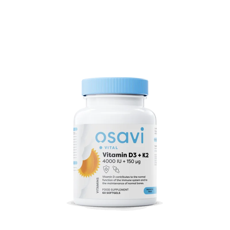 Vitamin D3 + K2 - 4000IU + 150mcg - Osavi