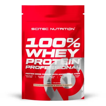 100% Whey Protein Professional 1000g Scitec Nutrition - Nutriwellness