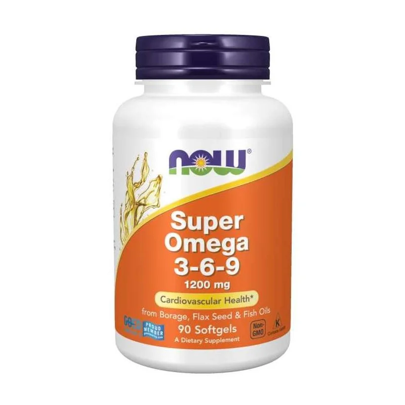 Super Omega 3-6-9 - 1200mg - NOW Foods Super Omega 3-6-9 - 1200mg - NOW Foods