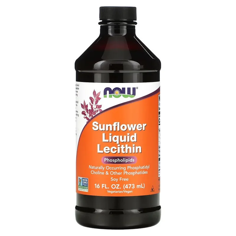 Sunflower Liquid Lecithin - 473 ml - NOW Foods Sunflower Liquid Lecithin - 473 ml - NOW Foods