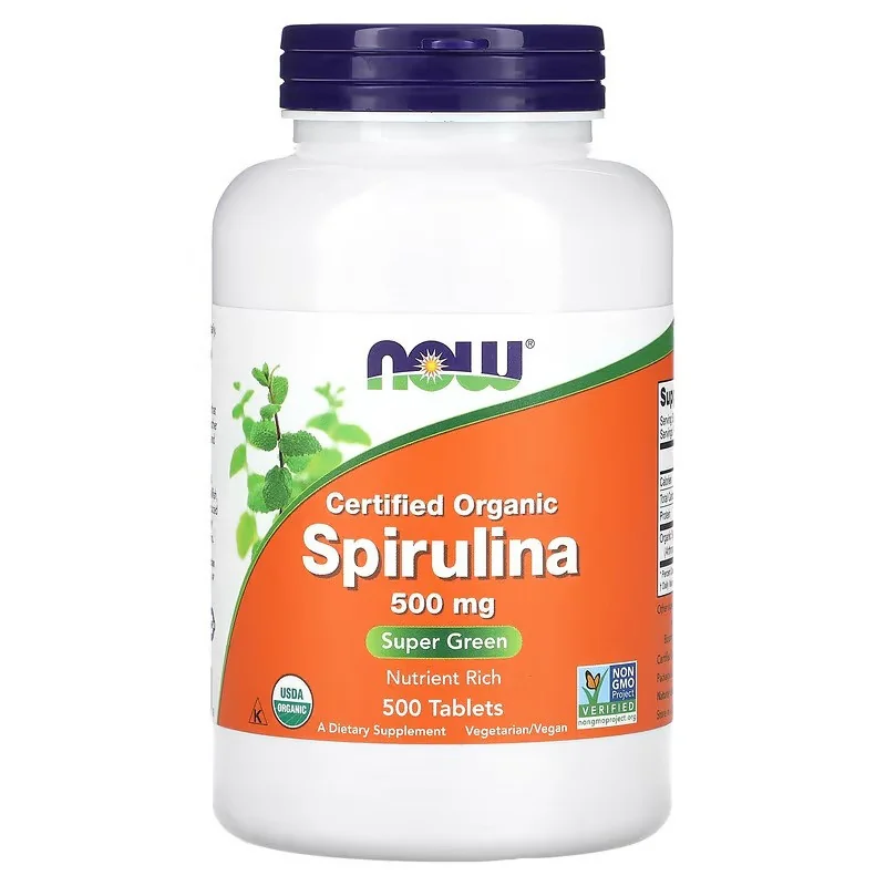 Spirulina Certified 500mg (500) - Now Foods Spirulina Certified 500mg (500) - Now Foods