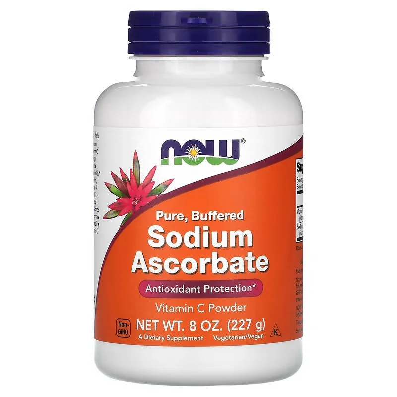 Sodium Ascorbate, Powder Buffered - 227 grams - NOW Foods Sodium Ascorbate, Powder Buffered - 227 grams - NOW Foods