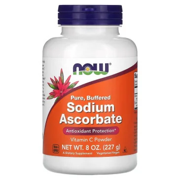 Sodium Ascorbate, Powder Buffered - 227 grams de NOW Foods pas cher