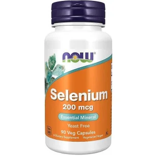 Selenium 200mcg (90 vcaps) de Now Foods - Nutriwellness