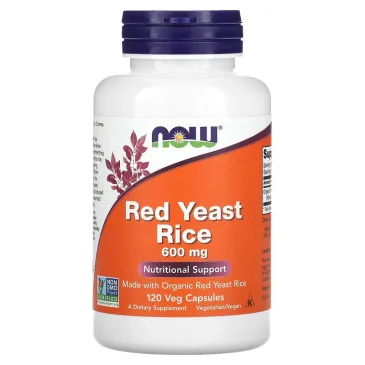 Red Yeast Rice 600mg (120) de Now Foods - Nutriwellness