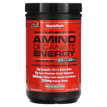 Amino Decanate Energy, Strawberry Kiwi - 396 grams de MuscleMeds
