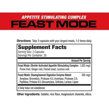 Feast Mode - 90 caps de MuscleMeds pas cher - Nutriwellness
