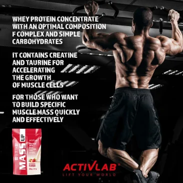 Mass Up 1200g d'Activlab pas cher - Nutriwellness