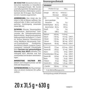 Isoactive 20 sachets d'Activlab pas cher - Nutriwellness