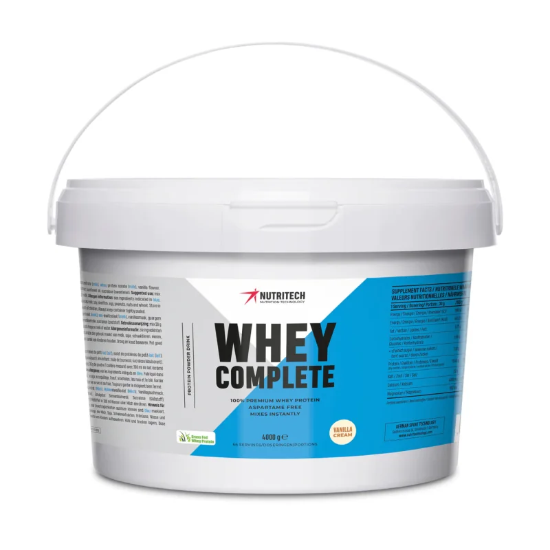 Whey Complete Protéines 4000g - Nutritech Whey Complete Protéines 4000g - Nutritech