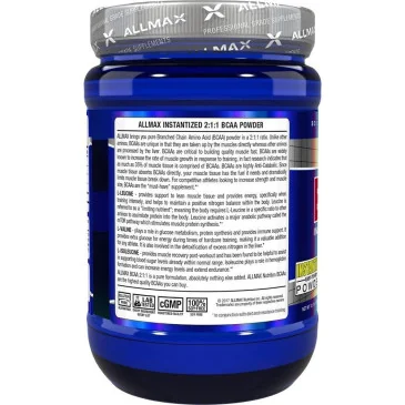 BCAA 2:1:1 - 400 grams d'AllMax Nutrition pas cher - Nutriwellness