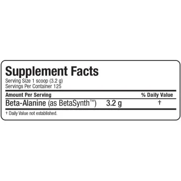 Beta Alanine, Powder - 400 grams d'AllMax Nutrition pas cher