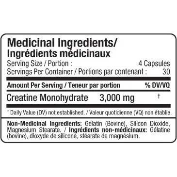 Creatine 3000 - 120 caps d'AllMax Nutrition pas cher - Nutriwellness