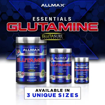 Glutamine - 400 grams d'AllMax Nutrition pas cher - Nutriwellness