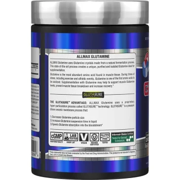 Glutamine - 1000 grams d'AllMax Nutrition pas cher - Nutriwellness