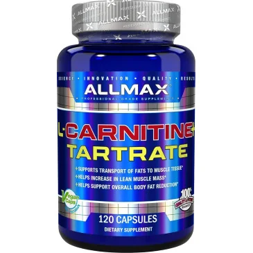 L-Carnitine + Tartrate - 120 caps d'AllMax Nutrition pas cher