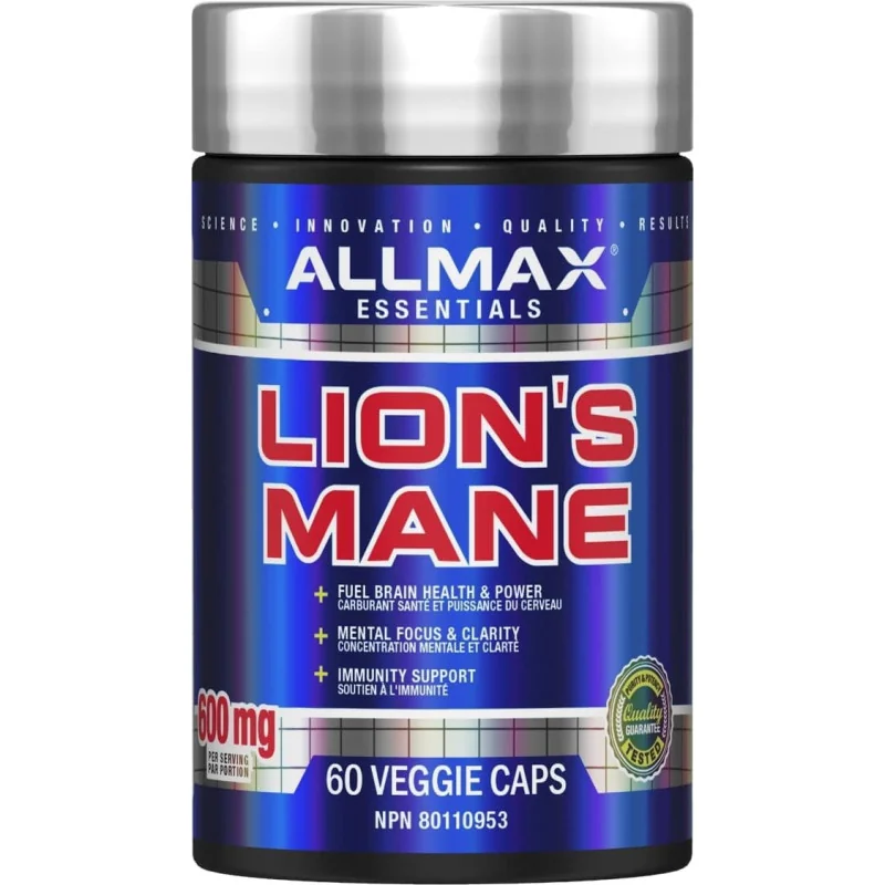 Lion's Mane, 600mg - 60 veggie caps - AllMax Nutrition