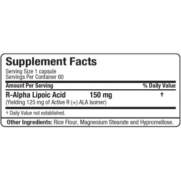 R+ALA Complex - 60 caps d'AllMax Nutrition pas cher - Nutriwellness