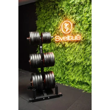 Rack Disques Et Barres Olympiques de Sveltus pas cher - Nutriwellness