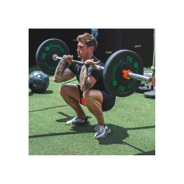 Barre Olympique 20kg - Orange de Sveltus pas cher - Nutriwellness