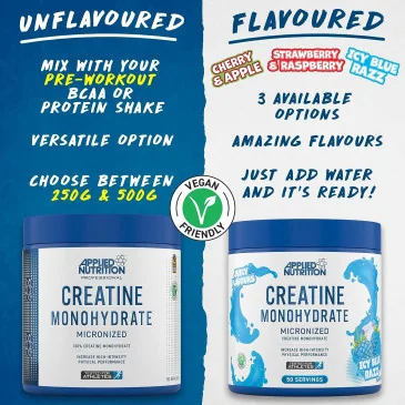 Creatine Monohydrate - 500 grams d'Applied Nutrition pas cher