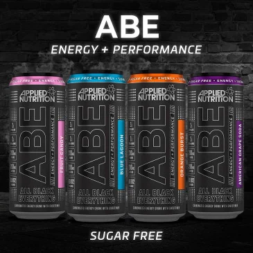 ABE Energy + Performance Cans - 12 x 330 ml d'Applied Nutrition