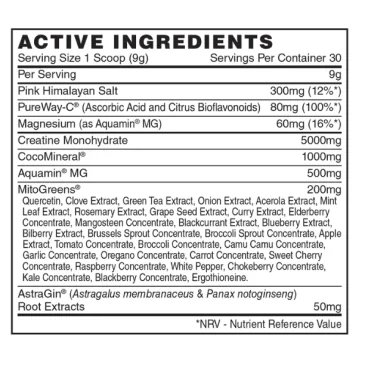 Crea-Greens, Summer Fruits - 270 grams de Naughty Boy pas cher