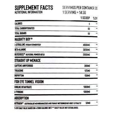 Menace - 420 grams de Naughty Boy pas cher - Nutriwellness