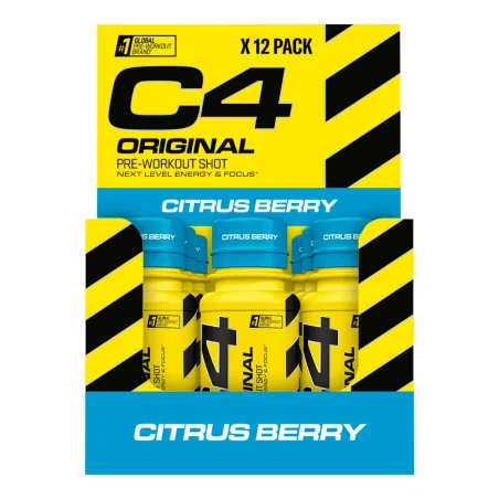 C4 Original Pre-Workout Shot - 12 x 60 ml de Cellucor pas cher