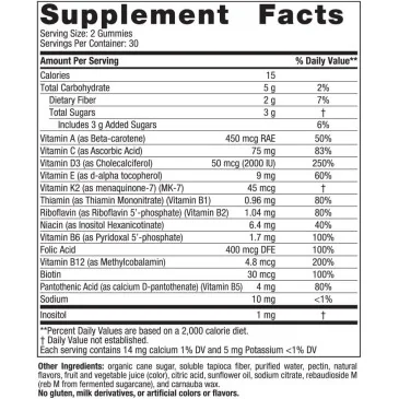 Women's Multivitamin Gummies, Mixed Berry 60 gummies Nordic Naturals