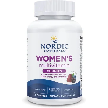 Women's Multivitamin Gummies, Mixed Berry 60 gummies Nordic Naturals