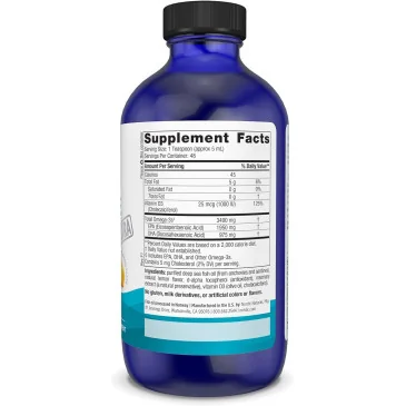 Ultimate Omega Xtra - 3400mg Lemon - 237 ml Nordic Naturals pas cher