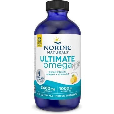 Ultimate Omega Xtra - 3400mg Lemon - 237 ml Nordic Naturals pas cher