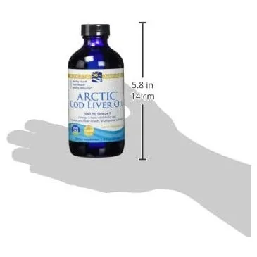Arctic Cod Liver Oil - 1060mg Unflavored - 237 ml de Nordic Naturals